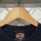 Vintage 1989 Harley Davidson The Lone Wolf Biker Graphic Tee Size XL