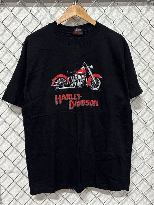 Vintage 1992 Harley Davidson Dead or Alive Biker Graphic Tee Size XL