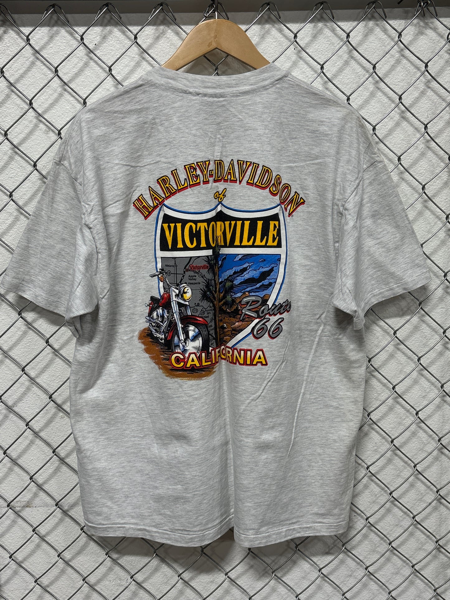 Vintage 1994 Harley Davidson Chrome Fever Engine Biker Graphic Tee Size XL