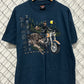 Vintage Harley Davidson Running Wild Gilette Wyoming Biker Tee Size XL