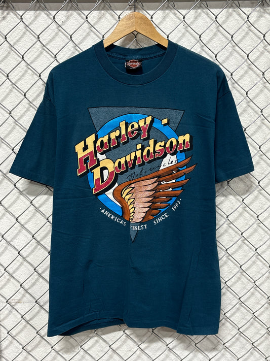 Vintage 90's Harley Davidson Americas Finest Since 1903 Tee Size XL