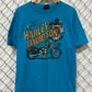 Vintage 1991 Harley Davidson 3D Emblem Built to Last Biker Tee Size XL