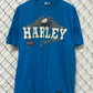 Vintage 1989 Harley Davidson Bald Eagle Biker Graphic Tee Size XL