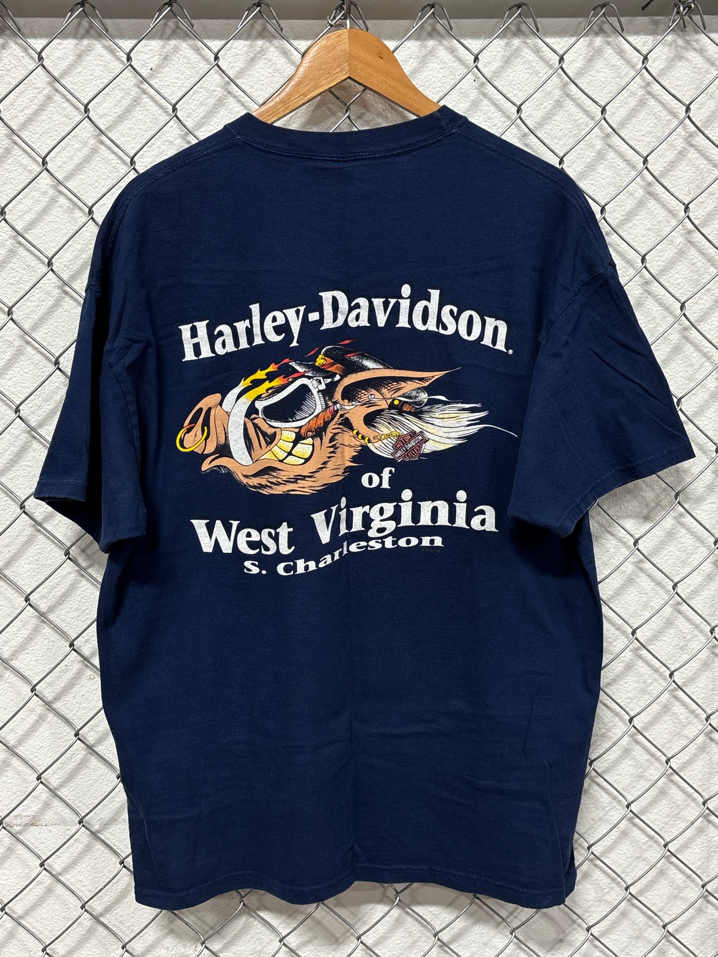 Vintage 1994 Harley Davidson Night Rider Call of the Wild Tee Size XL