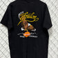 Vintage Harley Davidson Just Try and Burn This One Eagle Flag Tee Size XL