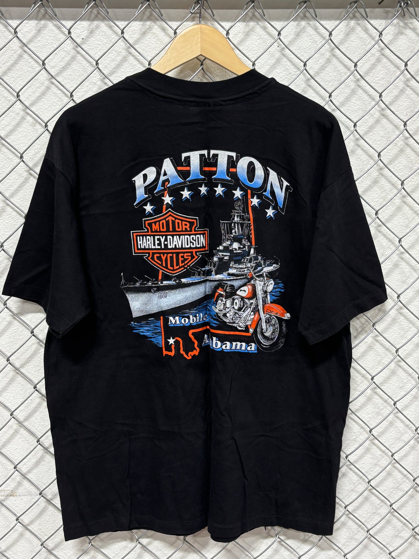 Vintage 1994 Harley Davidson Looney Tunes Taz Too Hot Too Handle Tee Size XL