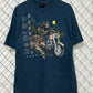 Vintage 1995 Harley Davidson Running Wild Wolf Utah Biker Tee Size XL