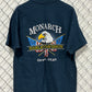 Vintage 1995 Harley Davidson Running Wild Wolf Utah Biker Tee Size XL