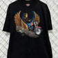 Vintage 1994 Harley Davidson Ride with the Wind Biker Graphic Tee Size XL