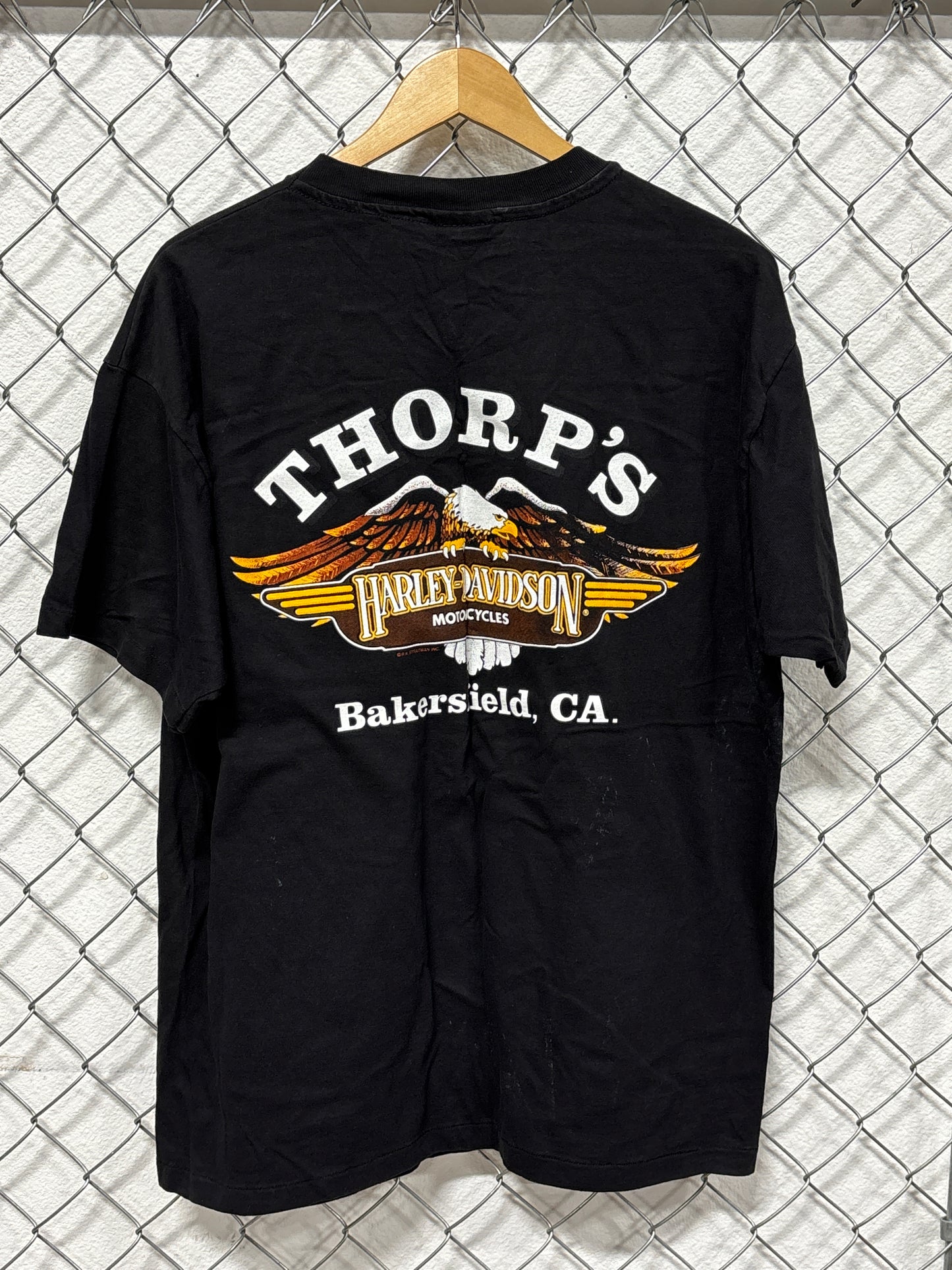 Vintage 90's Harley Davidson Attitude is Everything Biker Tee Size XL