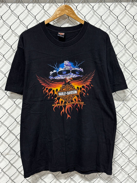 Vintage Harley Davidson 100 Years of Great Motorcycles Biker Tee Size XL