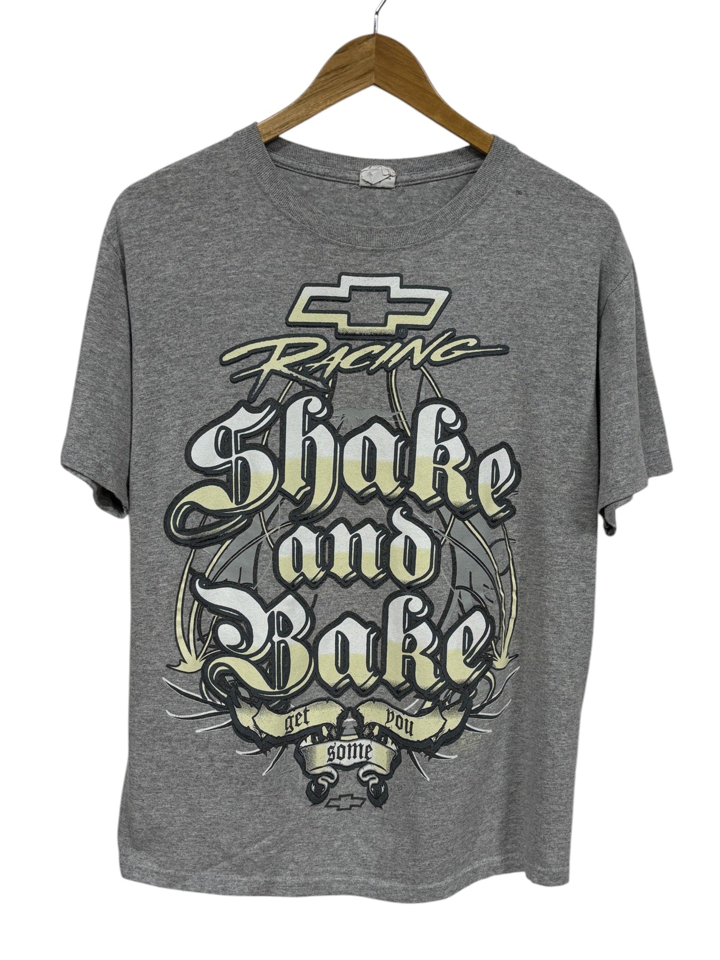 Vintage 00's NASCAR Chevy Shake and Bake Racing Graphic Tee Size Medium