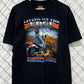 Vintage 90's Harley Davidson Livin on the Edge Biker Graphic Tee Size XL