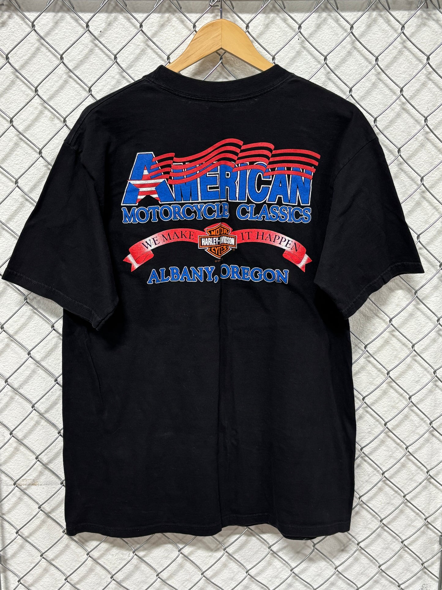 Vintage Harley Davidson 5 O'Clock Freedom Biker Graphic Tee Size XL