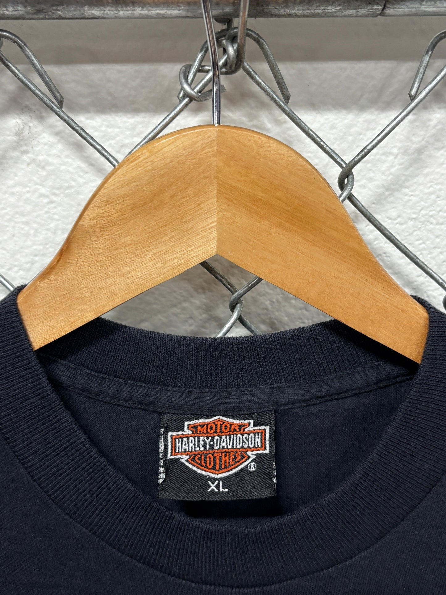 Vintage 1990 Harley Davidson Ain't No Fairweather Biker Tee Size XL