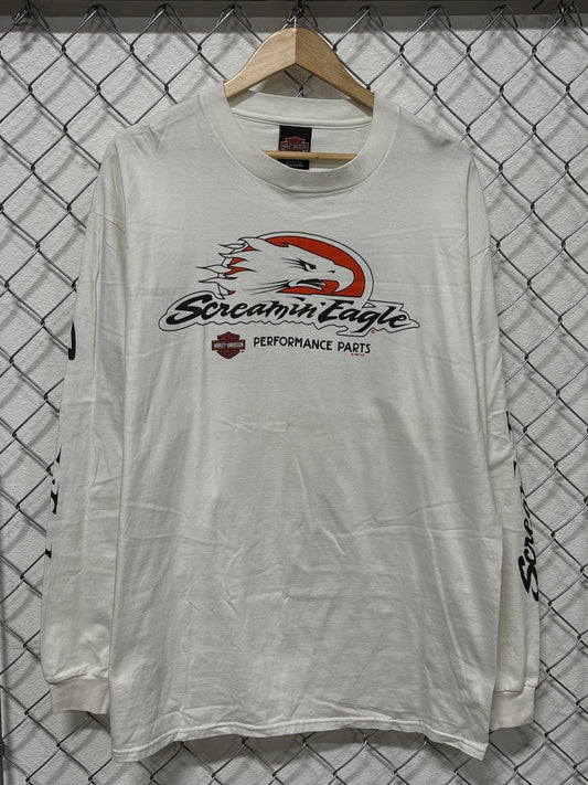 Vintage 1997 Harley Davidson Screamin Eagle Performance Parts Shirt Size XL