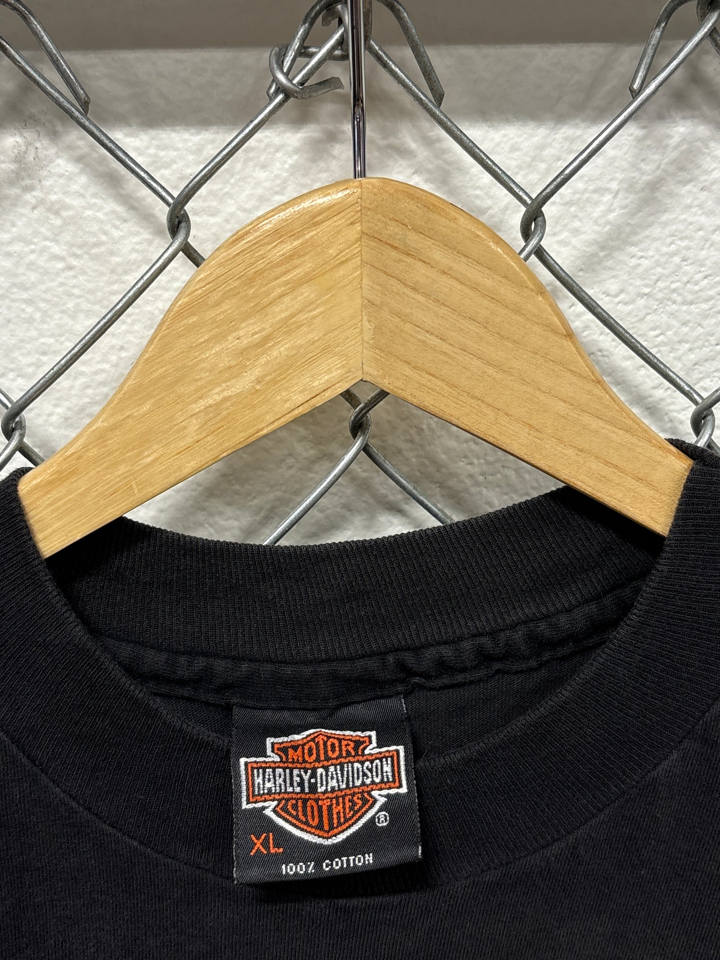 Vintage Harley Davidson Thunder in the Rockies Biker Graphic Tee Size XL