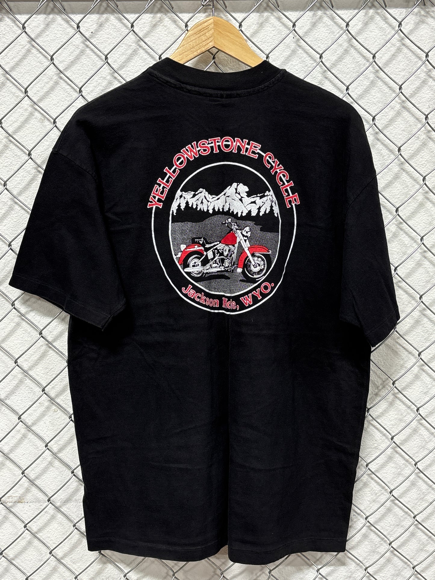 Vintage Harley Davidson Thunder in the Rockies Biker Graphic Tee Size XL