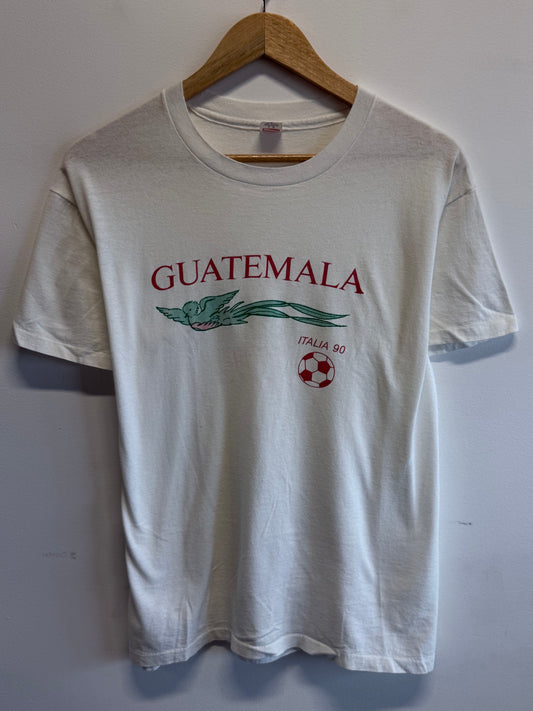 Vintage 80's Guatemala Soccer Futbol Graphic Tee Size Medium