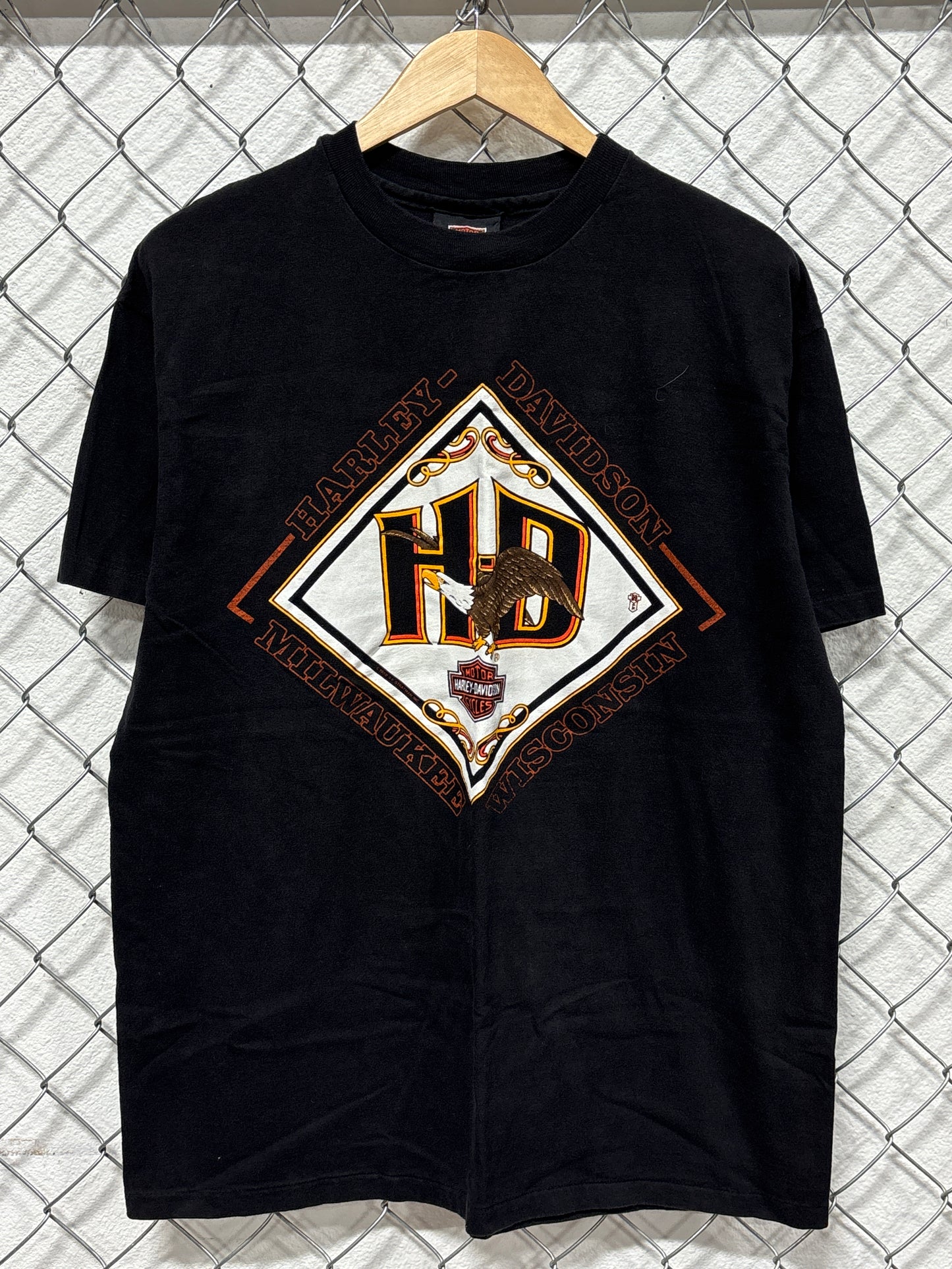 Vintage 90's Harley Davidson Milwaukee Wisconsin Tee Size XL