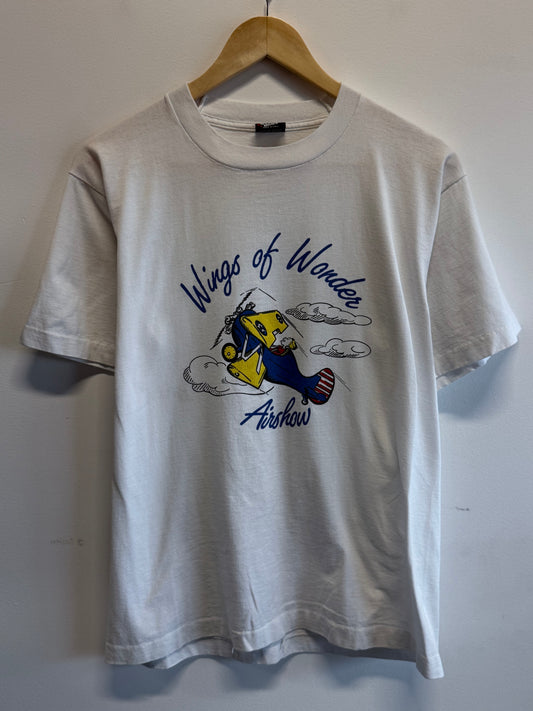 Vintage 90's Wings of Wonder Airshow Graphic Tee Size Large