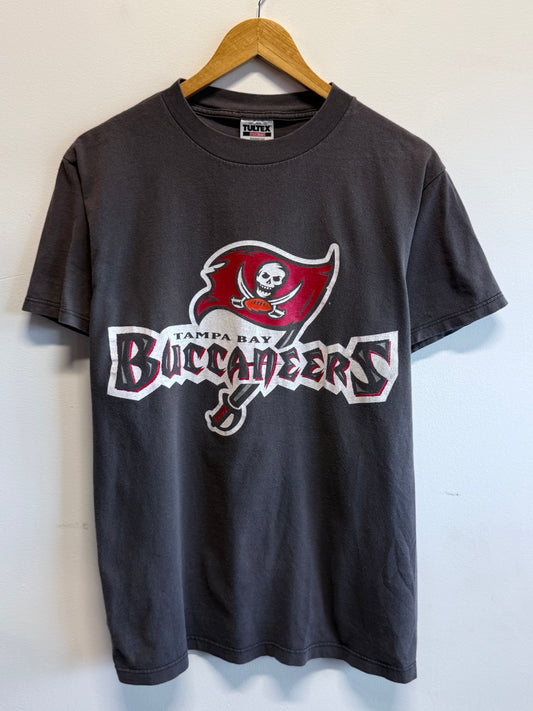 Vintage 90's Tampa Bay Buccaneers NFL Logo Graphic Tee Size Medium