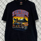 Vintage 1991 Harley Davidson Stateside Pride Holoubek Battleship Tee Size XL