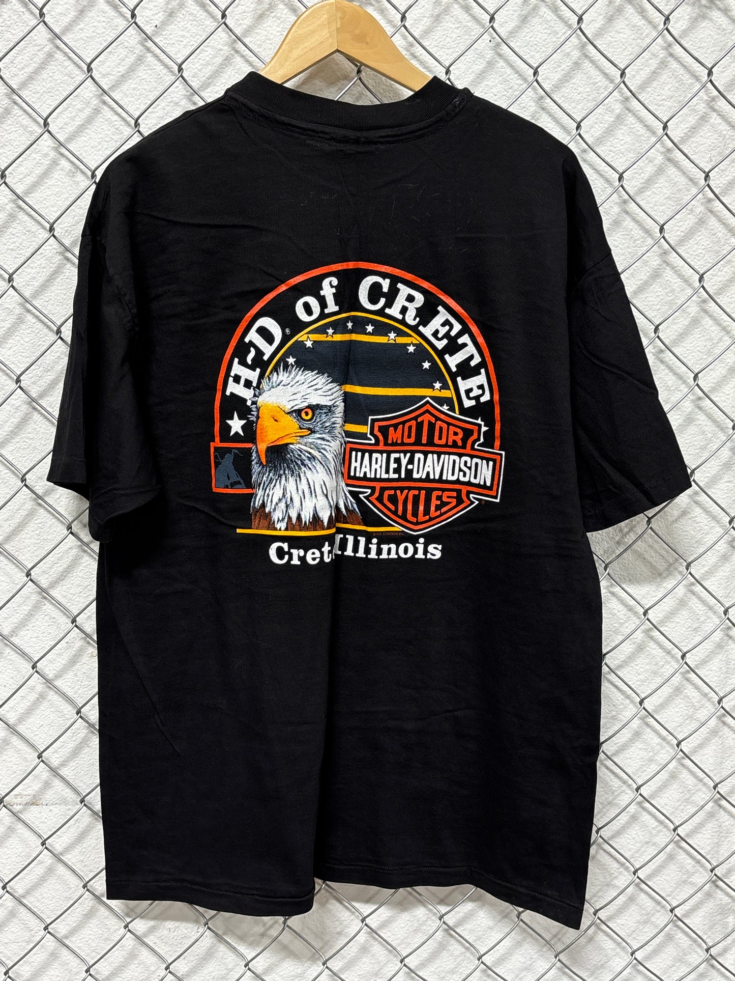 Vintage 90's Harley Davidson Ride Free Biker Graphic Tee Size XL