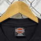 Vintage 1993 Harley Davidson Hog Fake Pocket Graphic Tee Size XL