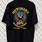 Vintage 1993 Harley Davidson Hog Fake Pocket Graphic Tee Size XL