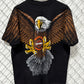 Vintage 1993 Harley Davidson Big Print Eagle Double Sided Biker Tee Size XL