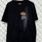 Vintage 90's Harley Davidson Makin Tracks Tire Tread Biker Tee Size XL