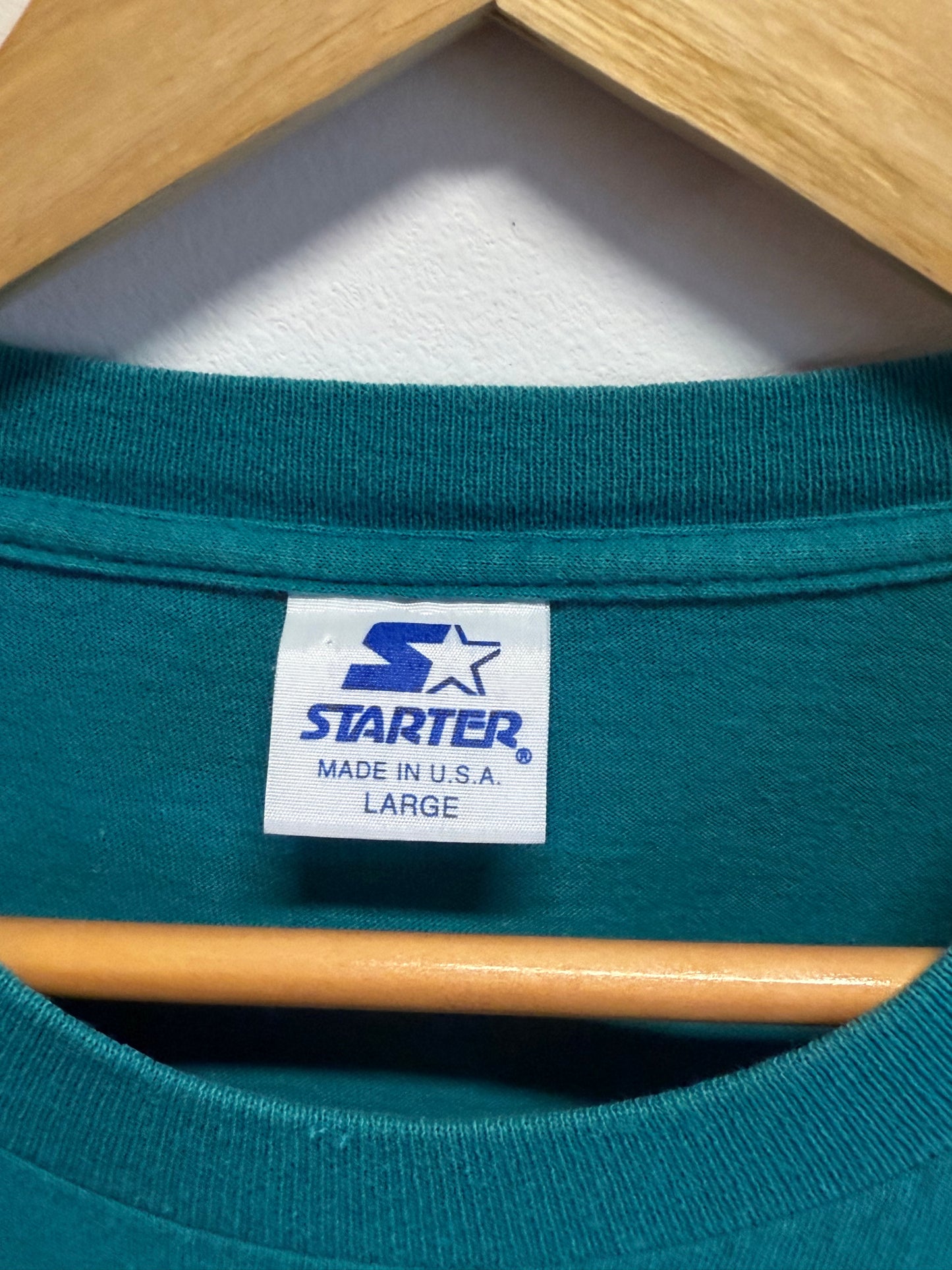 Vintage 90's Starter It's About Team Graphic Tee Size Large