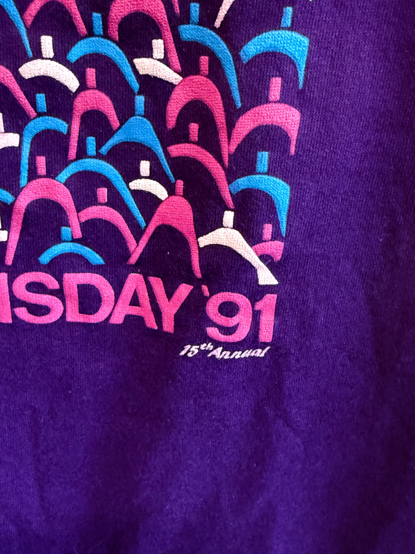 Vintage 1991 Spokane Washington Nike Bloomsday Marathon Tee Size Large