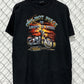 Vintage 1988 Harley Davidson 3D Emblem One Hot Piece American Steel Tee Size XL
