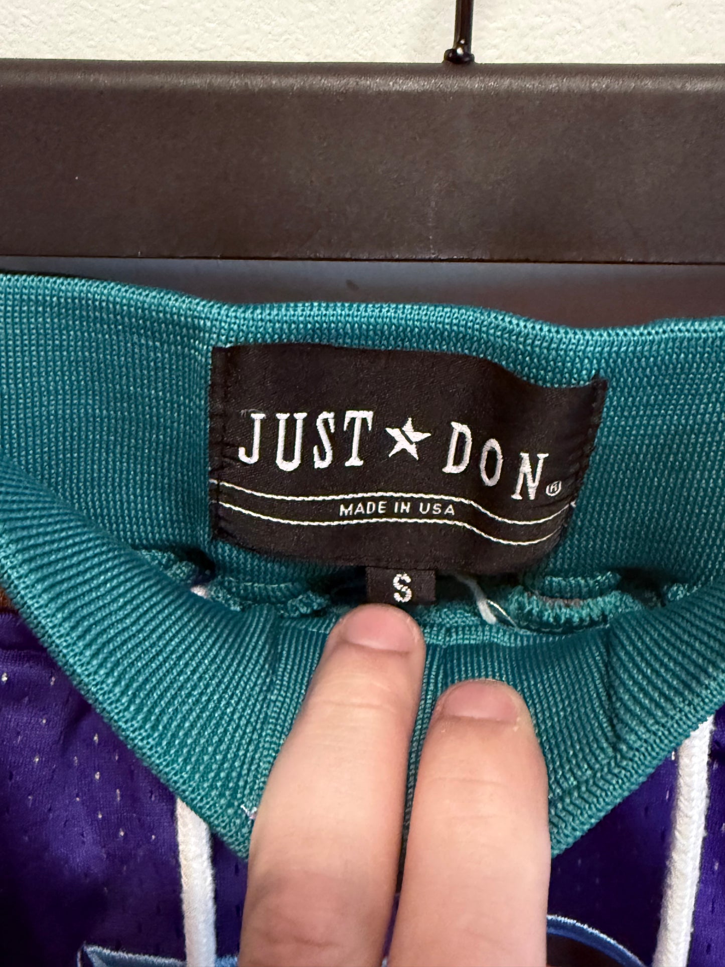 Just Don Utah Jazz Basketball Shorts Size Small