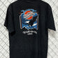 Vintage 1988 Harley Davidson 3D Emblem One Hot Piece American Steel Tee Size XL