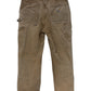 Vintage Carhartt Made in USA Brown Double Knee Carpenter Pants Size 32x30