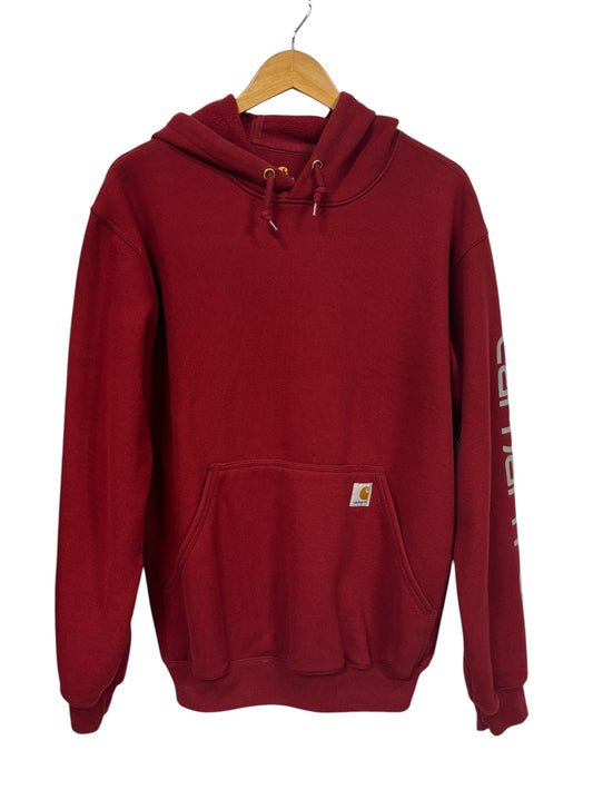 Carhartt Classic Red Pullover Hoodie Size Small