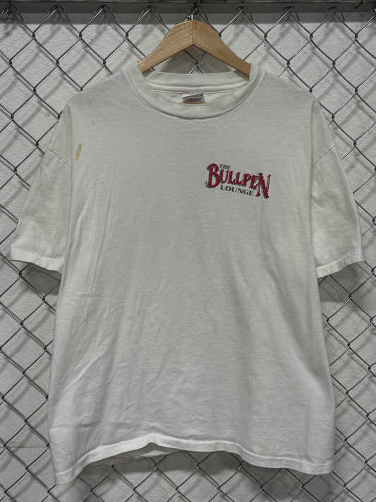 Vintage 90's Bullpen Lounge Call For The Relief Pitcher Bar Graphic Tee Size XL