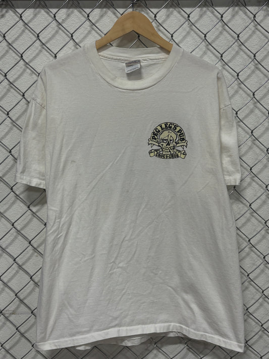 Vintage 90's Peg Leg's Pub When You're On Last Leg Bar Graphic Tee Size XL