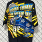 Vintage 90's Rusty Wallace Faster Than The Speed of LITE AOP Racing Tee Size XL