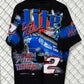 Vintage 90's NASCAR Rusty Wallace First You See The Lite AOP Tee Size XL