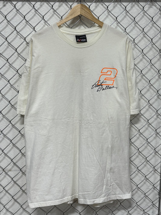 Vintage 90's NASCAR Miller Lite Harley Davidson Racing Tee Size XL