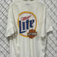 Vintage 90's NASCAR Miller Lite Harley Davidson Racing Tee Size XL