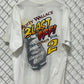 Vintage 90's NASCAR Rusty Wallace Blast Off Big Print Racing Tee Size XL