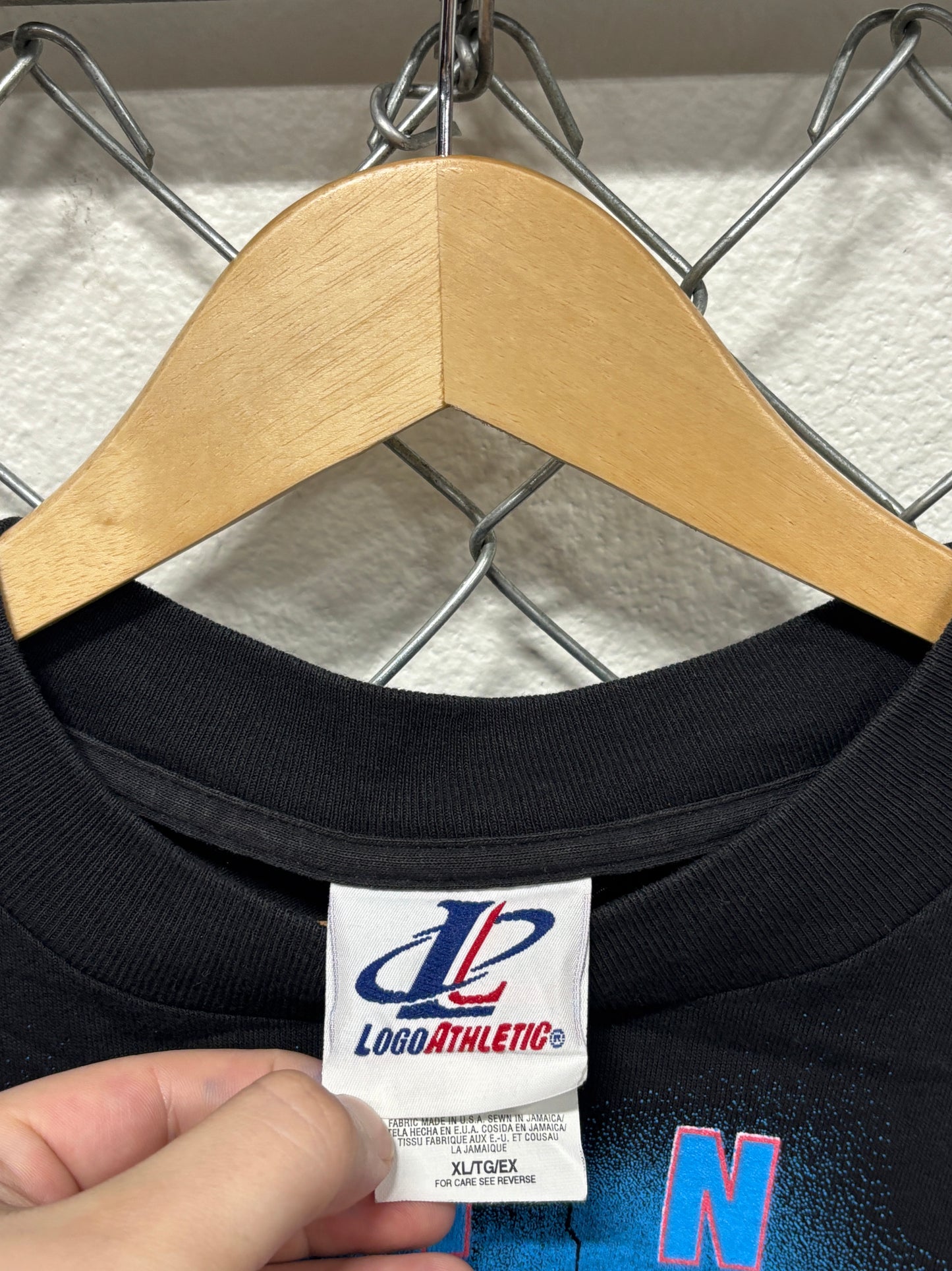 Vintage 90's NASCAR Life in the Fast Lane Rusty Wallace AOP Tee Size XL