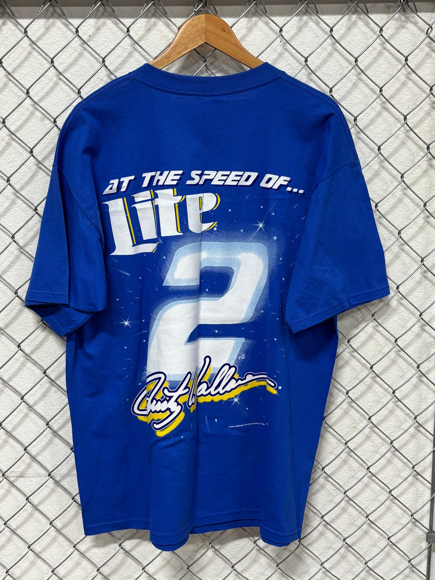 Vintage 90's NASCAR This Bird Soars Racing Graphic Tee Size XL