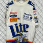 Vintage 90's NASCAR Miller Lite Racing Team AOP Graphic Tee Size XL