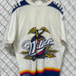 Vintage 90's NASCAR Miller Lite Racing Team AOP Graphic Tee Size XL